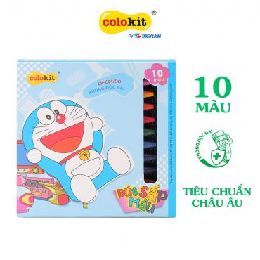 Sáp 10 màu Colokit Doraemon CR-C04/DO
