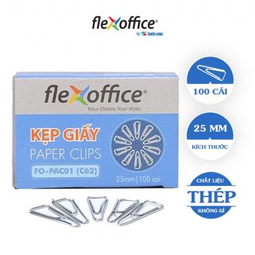Kẹp giấy Flexoffice FO-PAC01